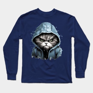 Disgruntled Kitty Long Sleeve T-Shirt